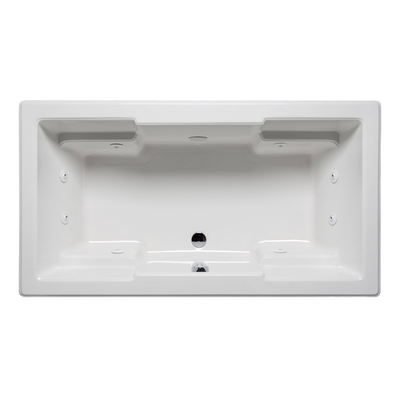 Americh Quantum 60" x 42" Drop In/Undermount Whirlpool Bathtub Wayfair